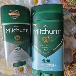 Mitchum deodorants for men. 48 Hr Protection.  2.25 -2.7 Oz